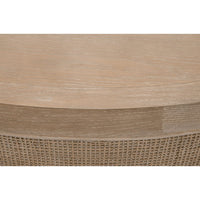 Callie Gray Cane Coffee Table