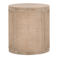 Callie Gray Cane End Table