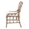 Cammy Gray Rattan Dining Chair, Set of 2