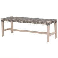 Cassie Gray Rope Outdoor Bench