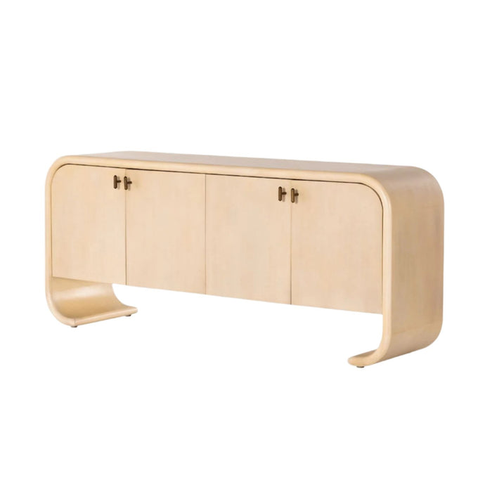 Zoe Ivory Curved Sideboard