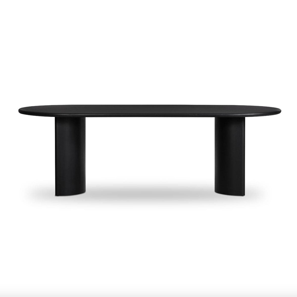 Paxon Black Crescent Leg Dining Table