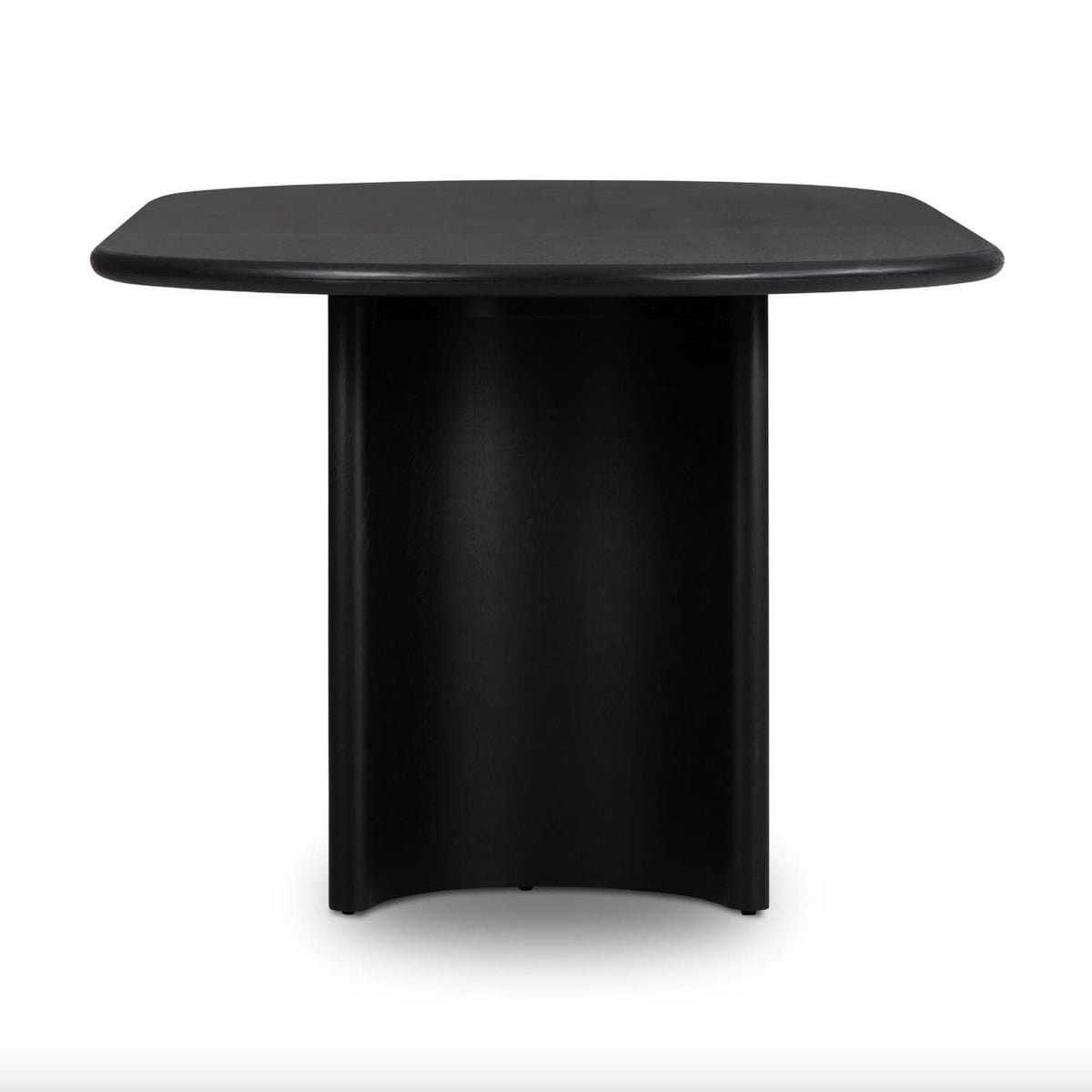 Paxon Black Crescent Leg Dining Table