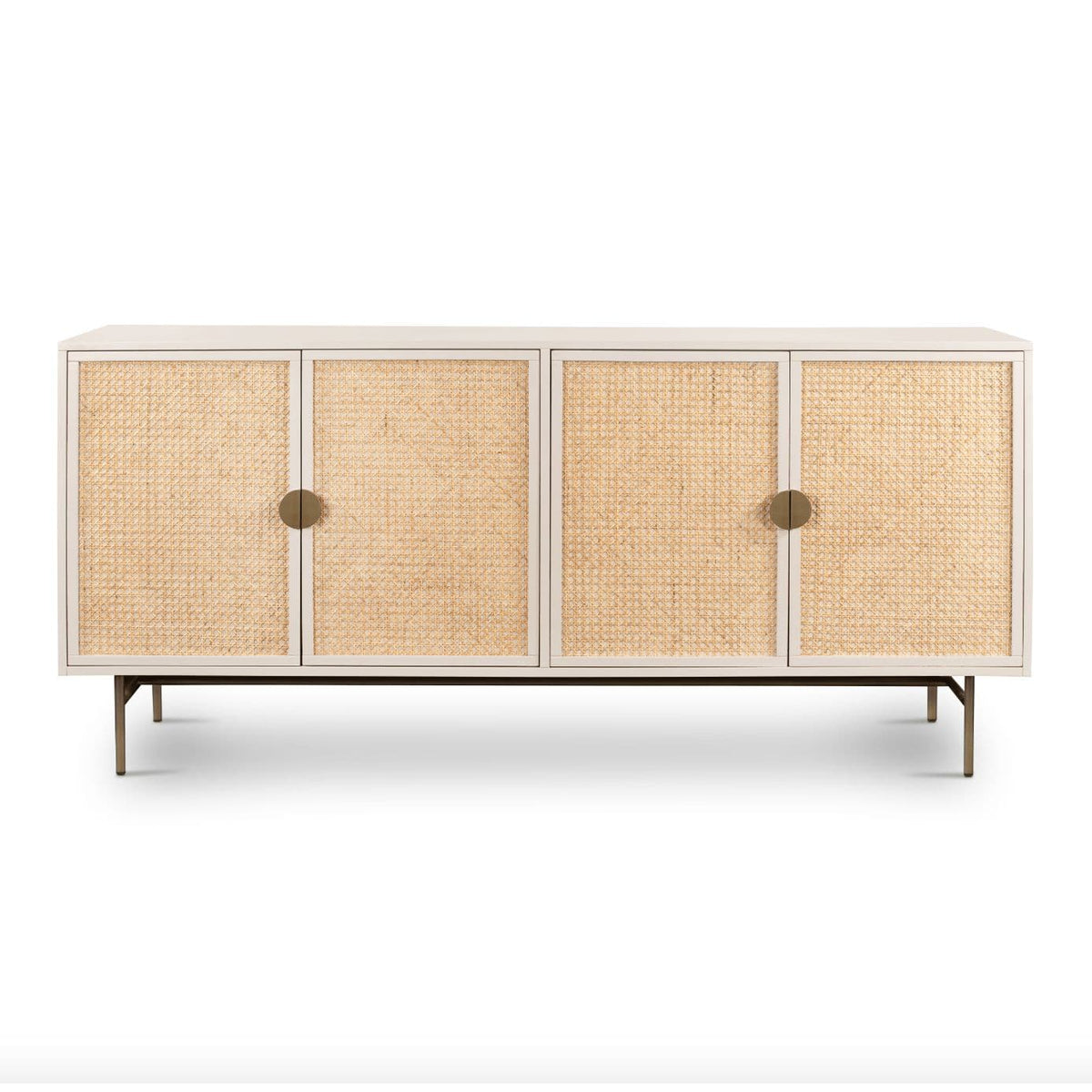 Leighton Ivory & Cane Sideboard