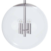 Coastal Living Cafe Pendant Large Polished Nickel