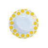 Dots Yellow Rim Soup & Pasta Bowl
