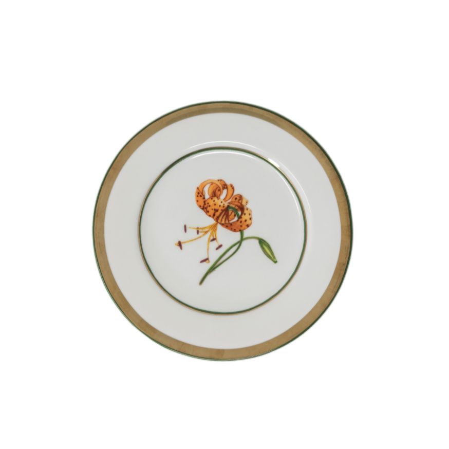 Maimie's Garden Tiger Lily Salad Plate