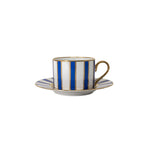 Adriatico Sea Blue Can Cup & Saucer Set