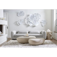 White Flower Wall Art, Large