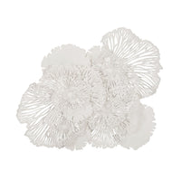 White Flower Wall Art, Large