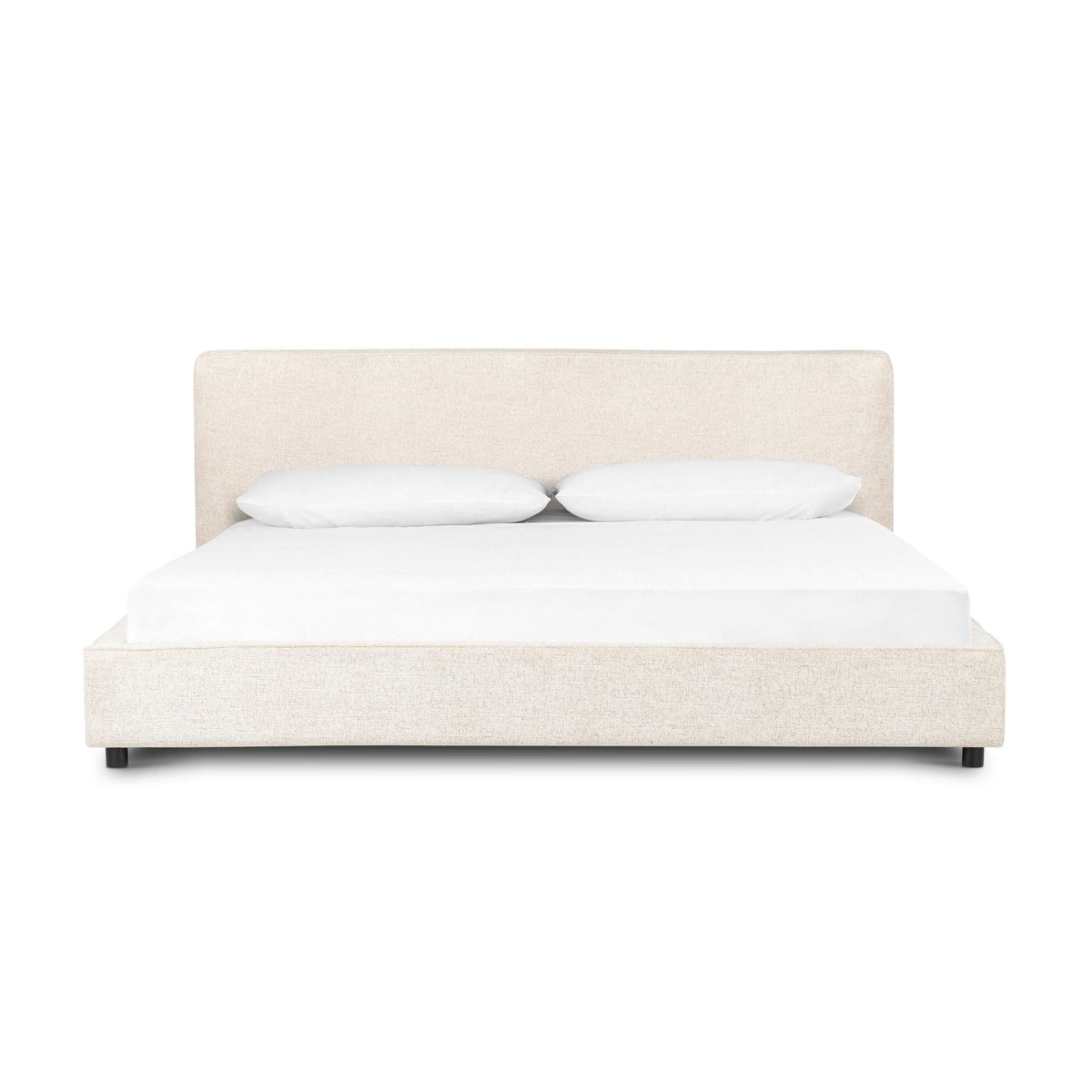 Antonio Modern Low Profile Bisque Bed