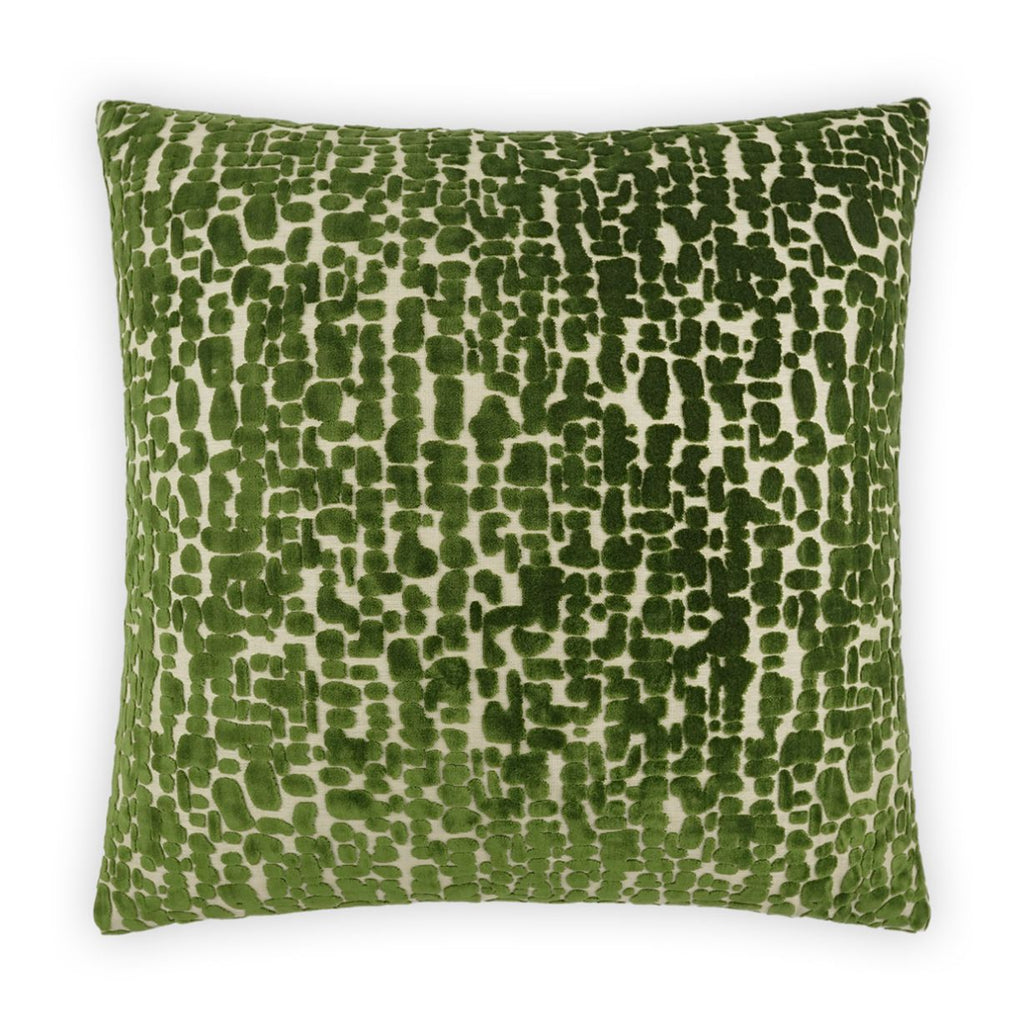 Leah Emerald Green Throw Pillow