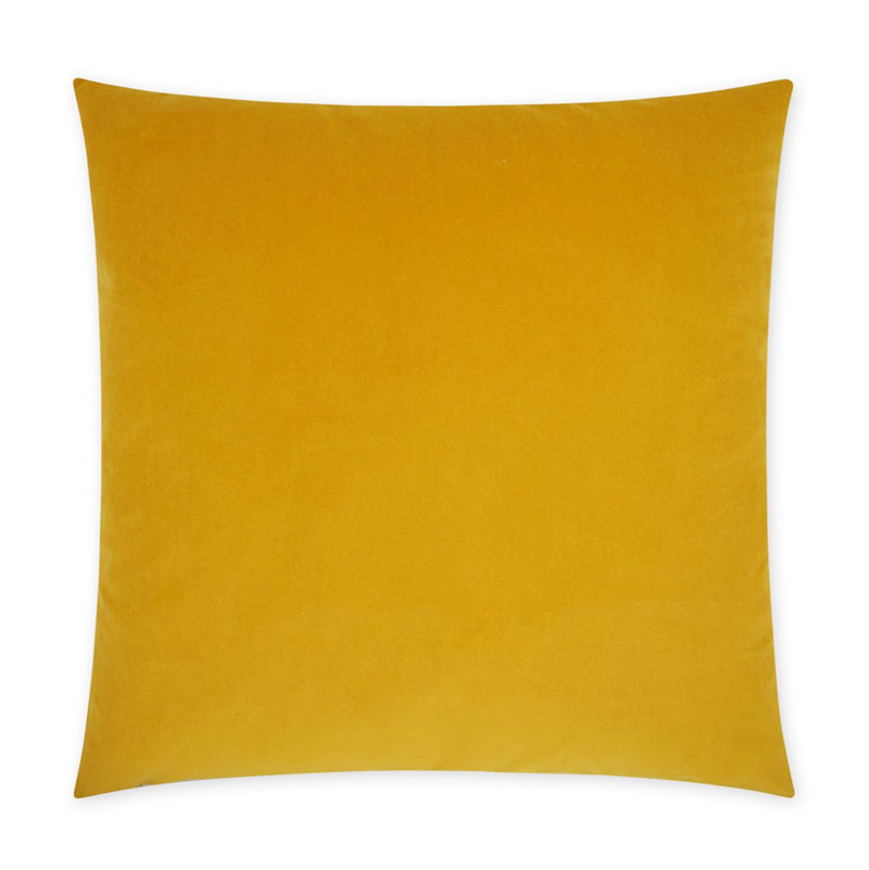 Posh Duo Mustard Throw Pillow