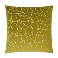 Dare Sulfur Golden Throw Pillow