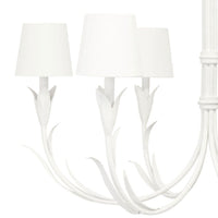 River Reed White Chandelier