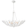 River Reed White Basin Chandelier