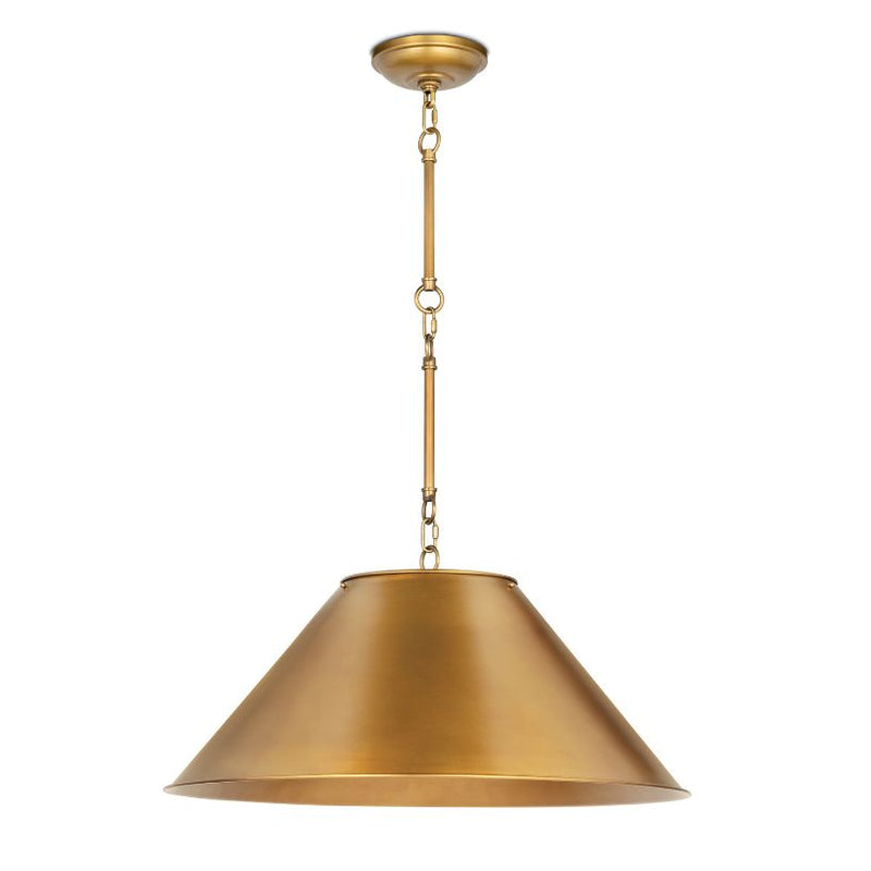 Reese Pendant Natural Brass