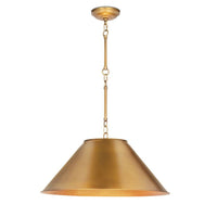 Reese Pendant Natural Brass