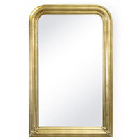 Sasha Gold Leaf Arched Mirror