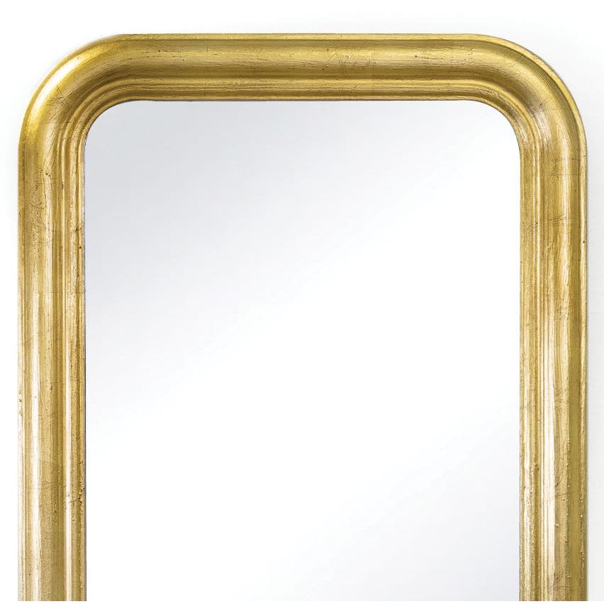 Sasha Gold Leaf Arched Mirror