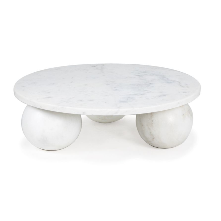 Marlow Marble Plate Small White