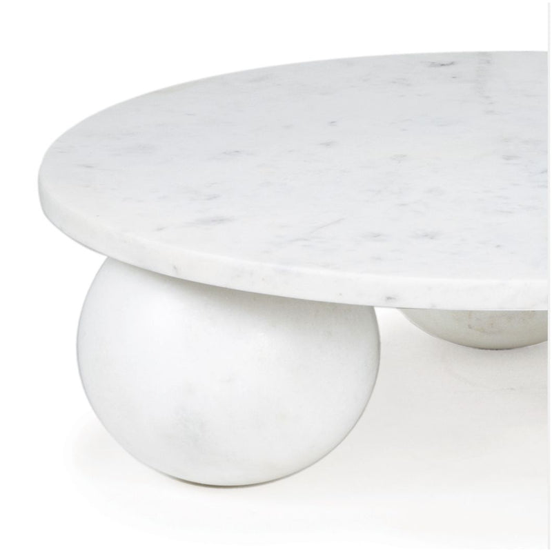 Marlow Marble Plate Small White