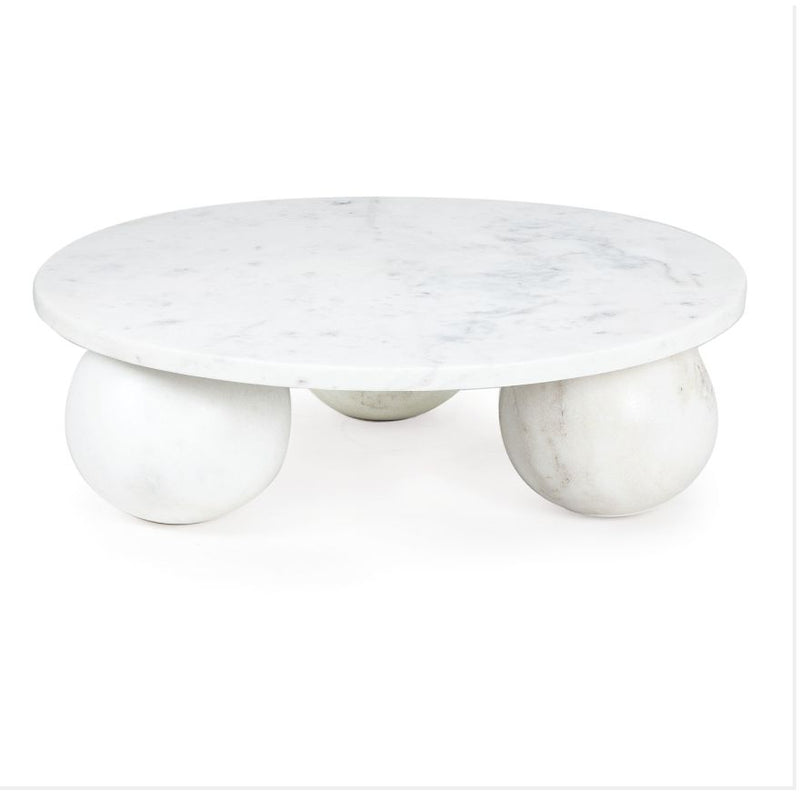 Marlow Marble Plate Large White