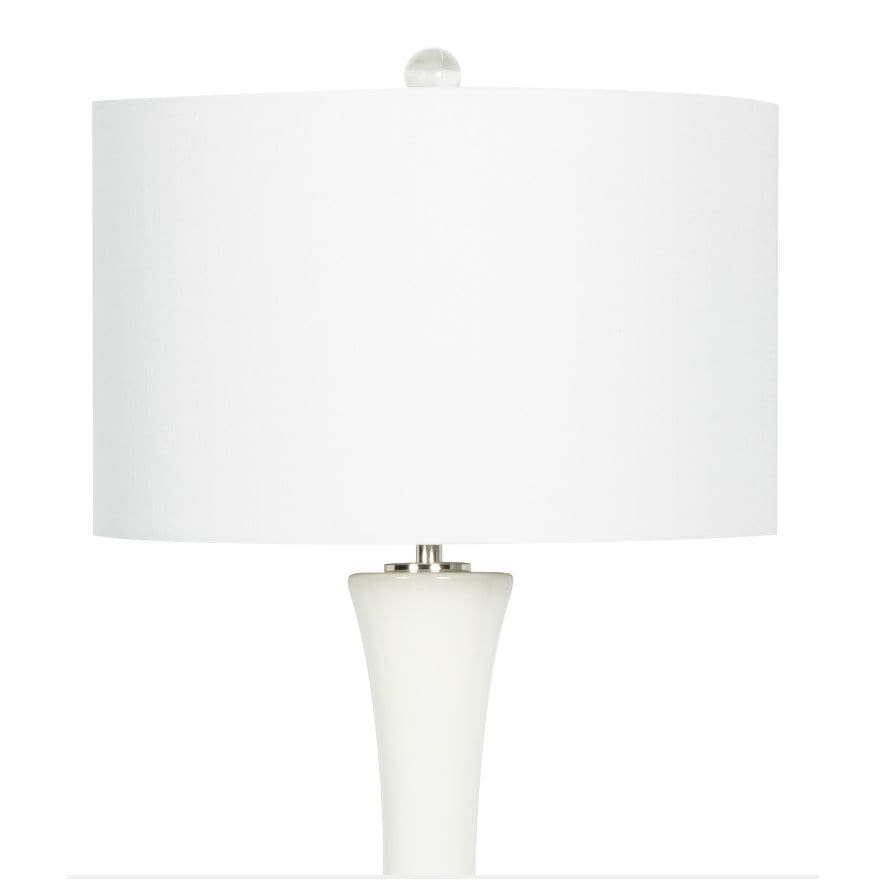 Lydia White Ceramic Table Lamp