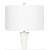 Lydia White Ceramic Table Lamp