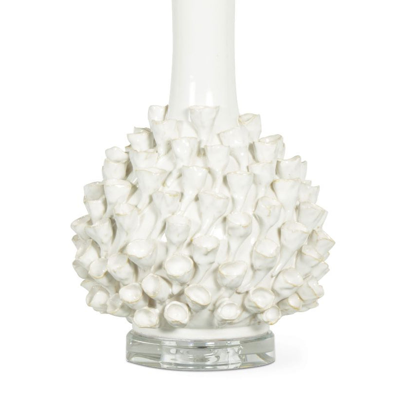 Lydia White Ceramic Table Lamp