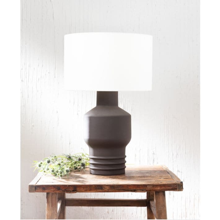 Lewis Ceramic Table Lamp Black