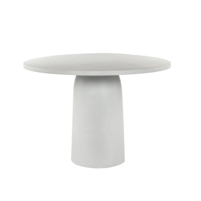 Basilly White Outdoor Dining Table