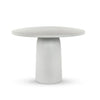 Basilly White Outdoor Dining Table