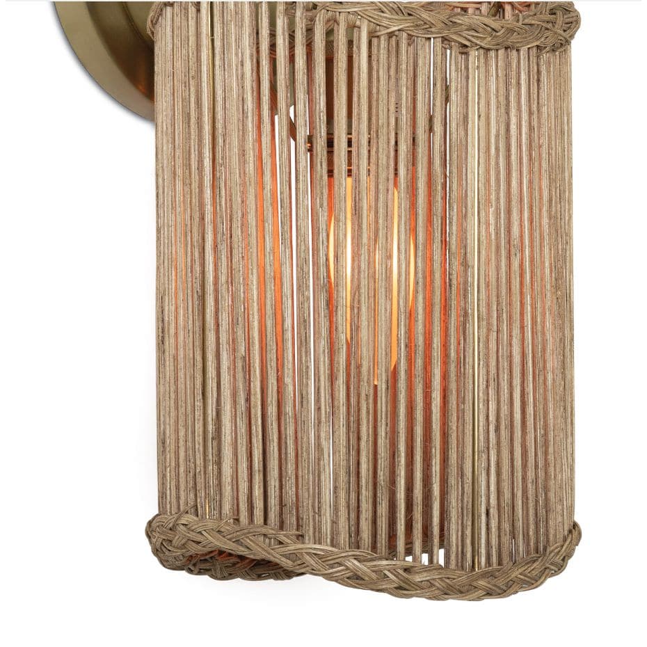 Coastal Living Nimes Rattan Sconce