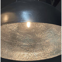 Black Extra Large Dome Pendant Light