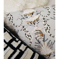 Halifax Black & Cream Throw Pillow