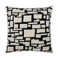 Halifax Black & Cream Throw Pillow