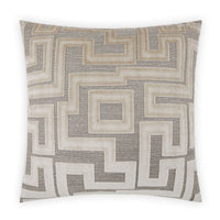 Modernist Oat Throw Pillow