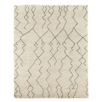 Tanzania Ivory Moroccan Hand-Knotted Rug