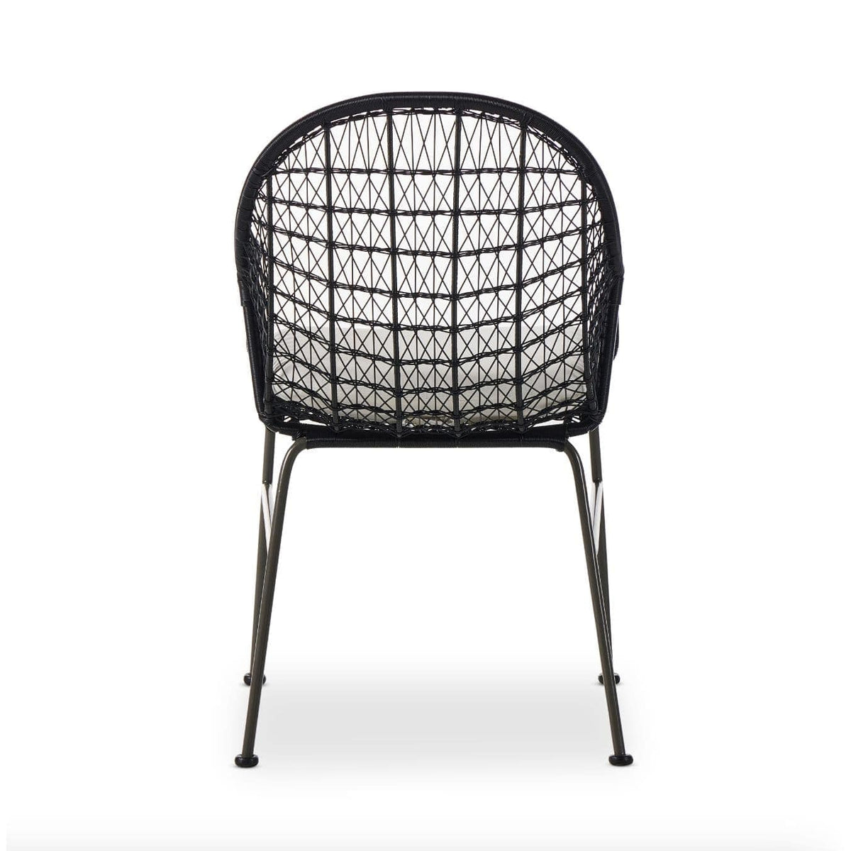 Benito Black Woven Dining Chair