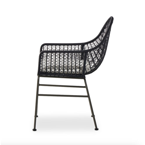 Benito Black Woven Dining Chair