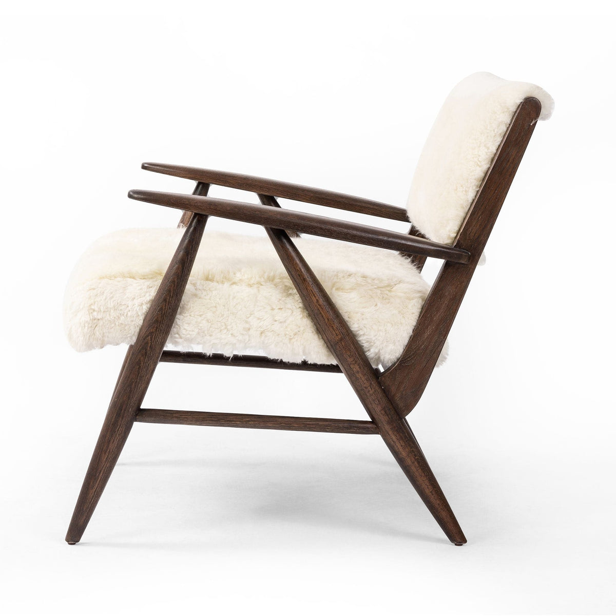 Patricia Cream Shearling Accent Chair