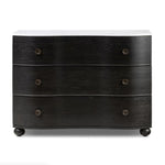 Tolson Distressed Black & Marble Chest