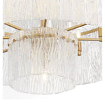 Orinder 9-Light Aged Brass Chandelier