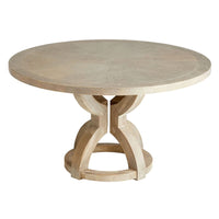 Zander Grey Oak Round Dining Table