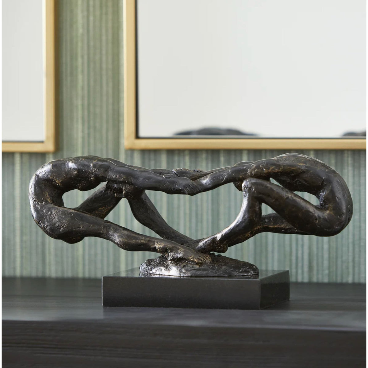 Cohesion Iron Figurine Sculpture