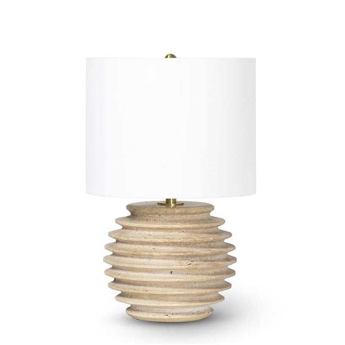 Thea Natural Travertine Mini Lamp