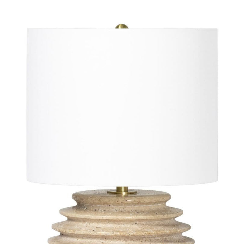 Thea Natural Travertine Mini Lamp