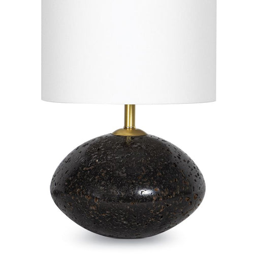 Nyx Black Travertine Mini Lamp