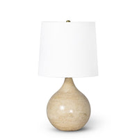 Noa Natural Travertine Mini Lamp